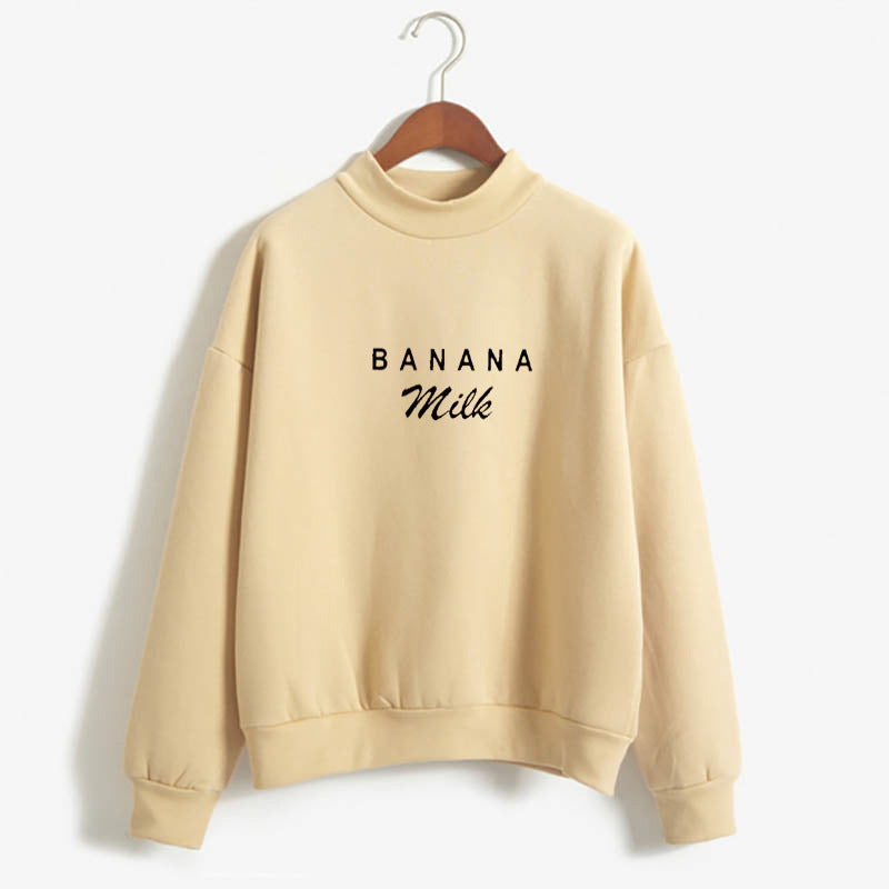 Banana Milk Graphic Crewneck Sweatshirt