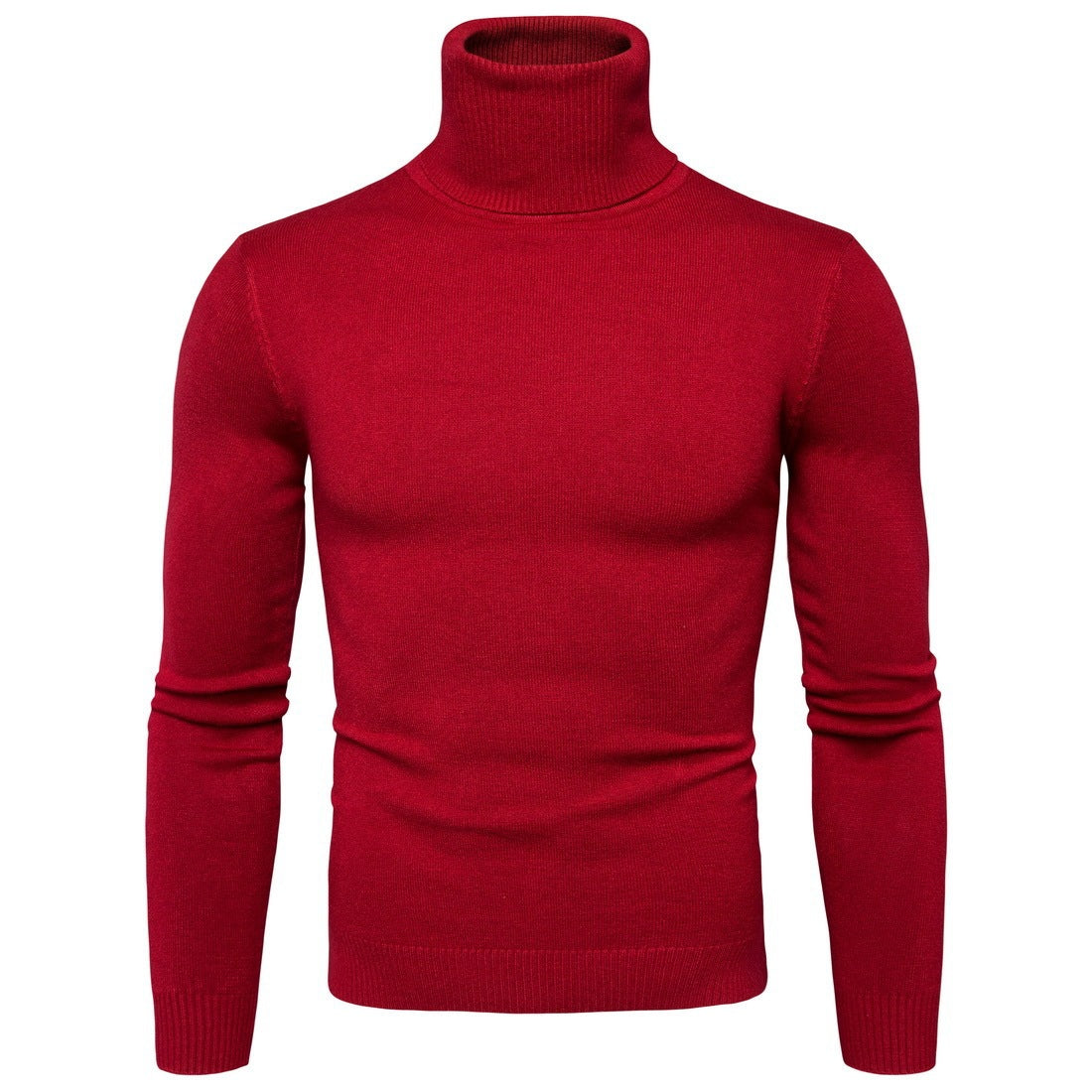 Classic Ribbed Turtleneck Sweater