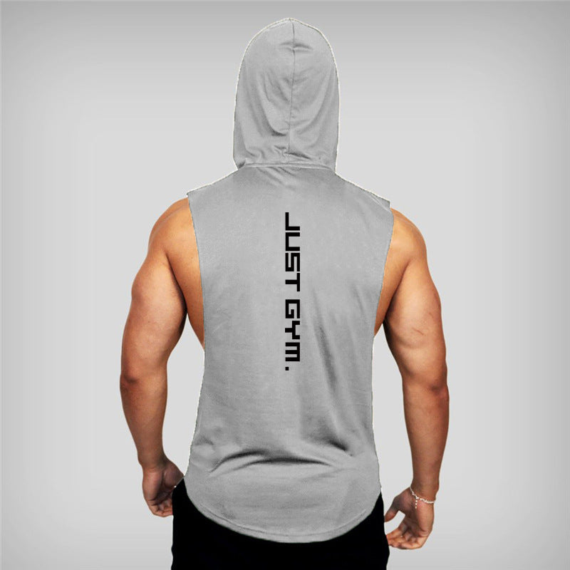 High-Performance Sleeveless Hooded Workout Tank