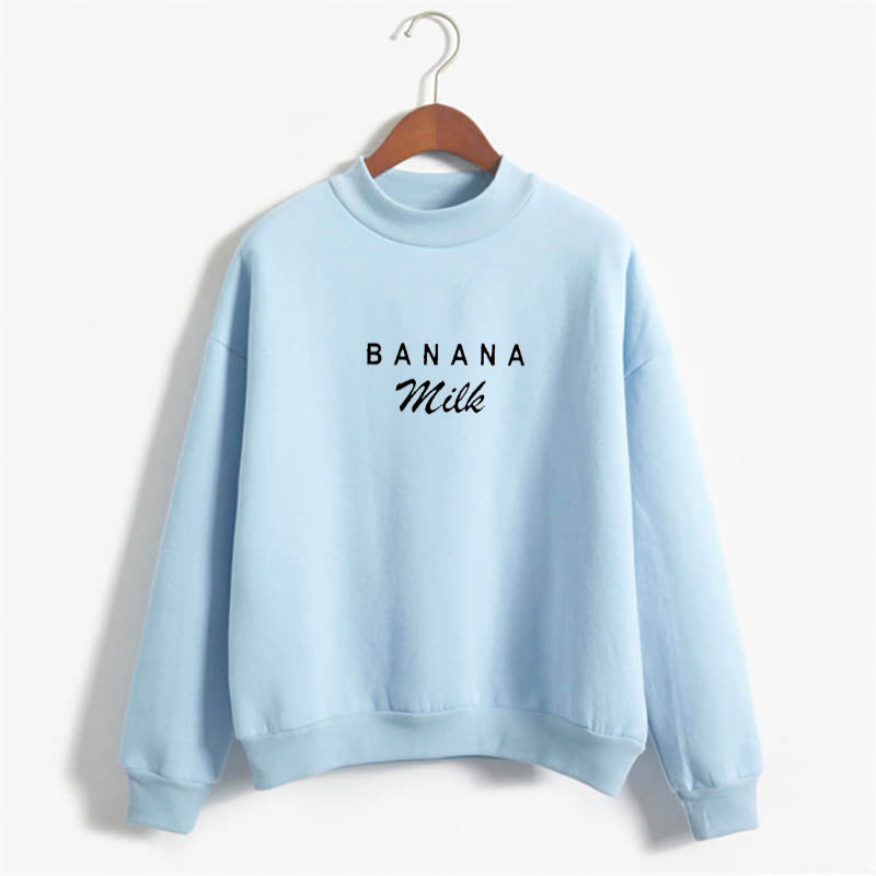 Banana Milk Graphic Crewneck Sweatshirt