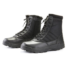 Rugged Tactical Boots with Durable Lug Sole