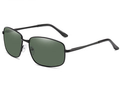 Sleek and Stylish Gunmetal Metal Aviator Sunglasses