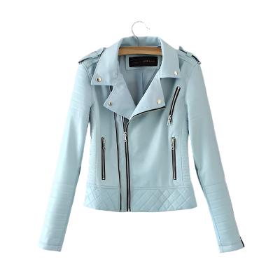 Edgy Style - Women's Faux Leather Moto Jacket