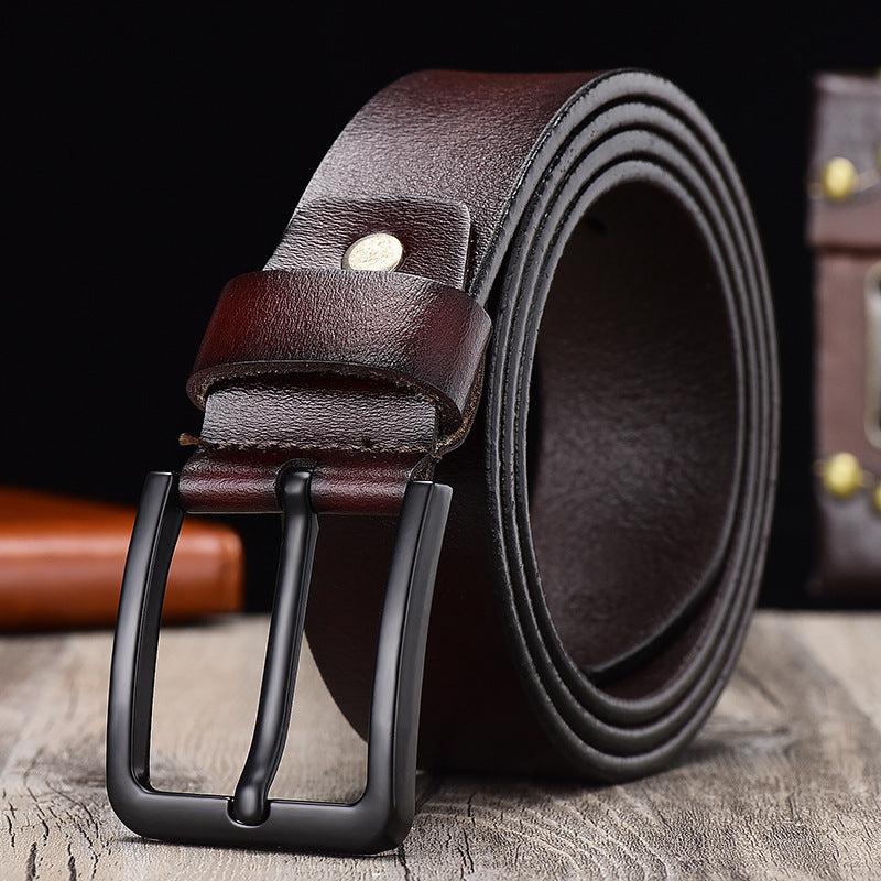 Genuine Leather Belt for Men - Stylish & Durable