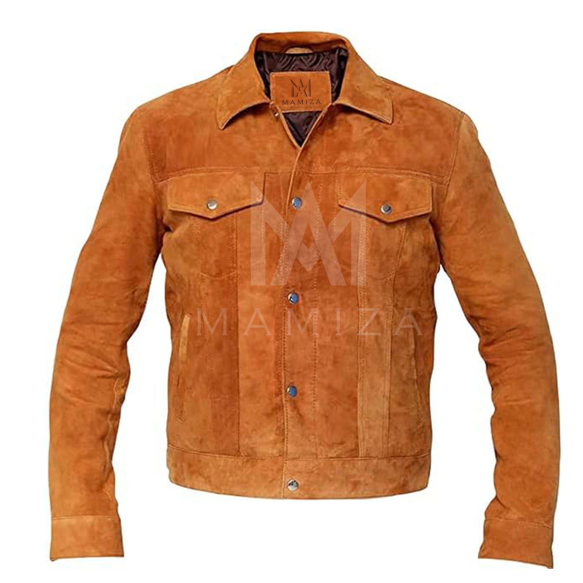 Hugh Jackman Tan Suede Leather Jacket - Denim Style