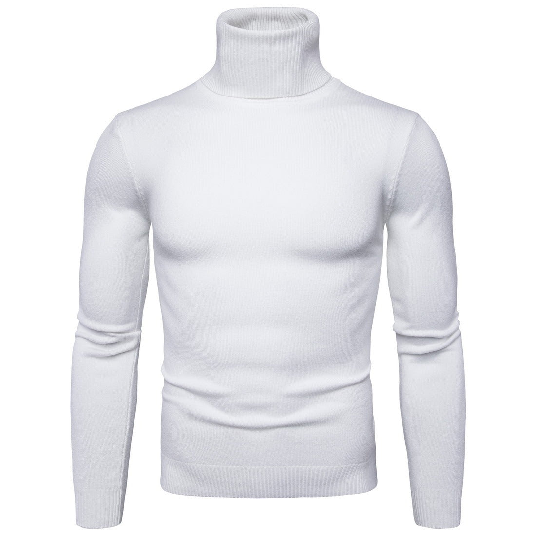 Classic Ribbed Turtleneck Sweater