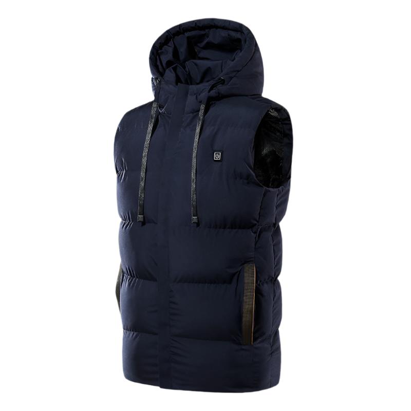 Heated Hooded Puffer Vest - Stay Warm All Winter Long