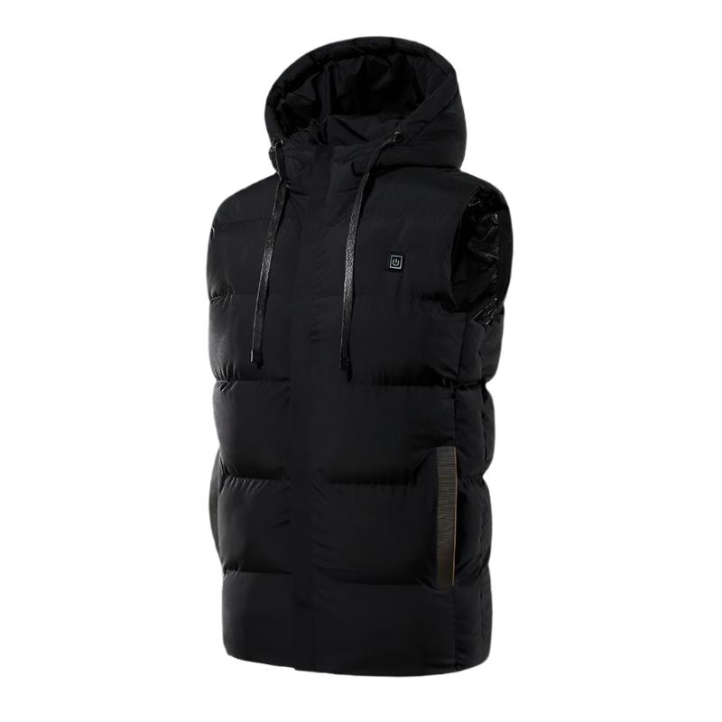 Heated Hooded Puffer Vest - Stay Warm All Winter Long