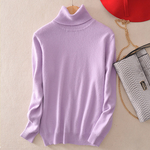 Cozy Turtleneck Knit Sweater