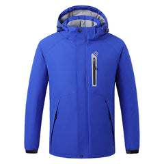 Men's Waterproof Winter Jacket - Stay Dry and Warm