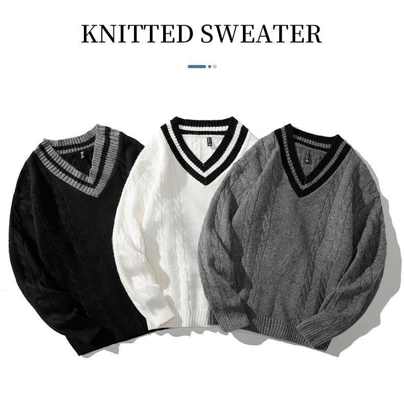 Collegiate Varsity Stripe Knit Sweater