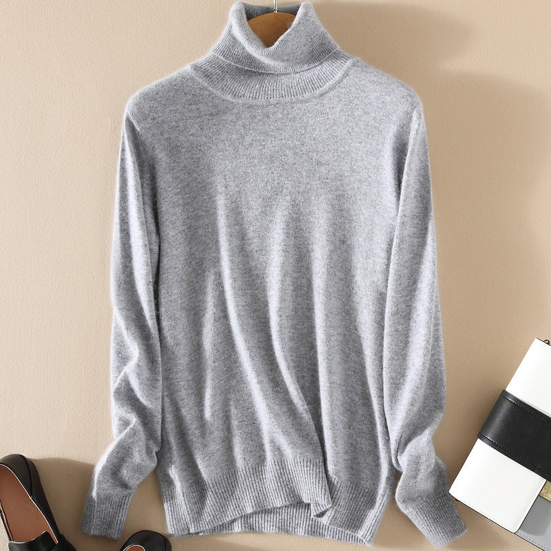 Cozy Turtleneck Knit Sweater