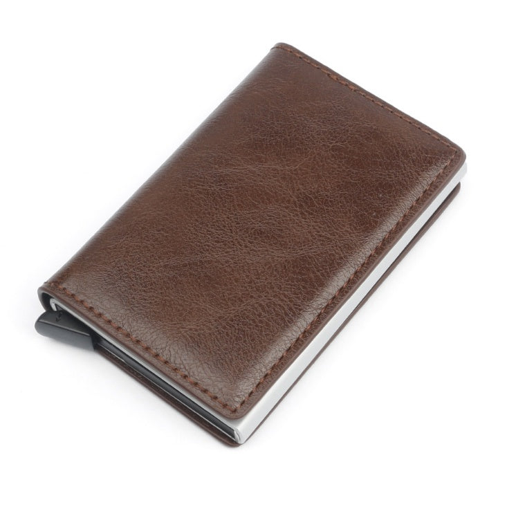 Compact Card Wallet - Classic Leather Wallet with Card Holder Design