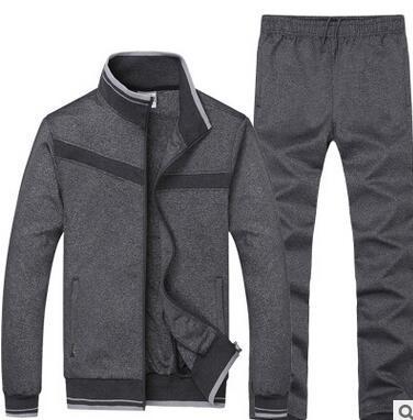 Casual Athletic Tracksuit with Contrast Trim Details