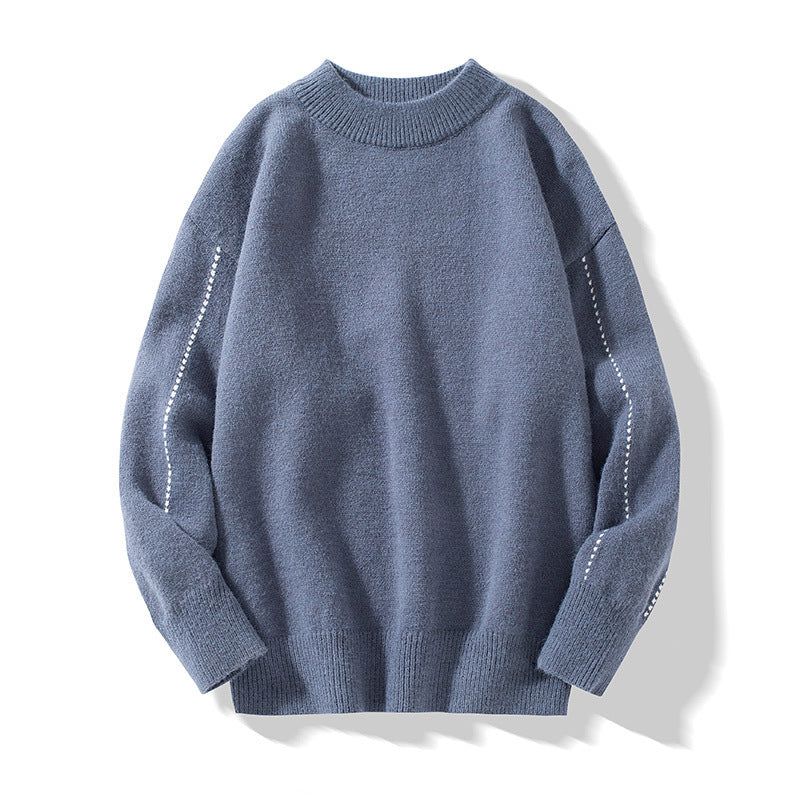 Men's Mock Neck Sweater - Cozy & Stylish Fall Fashion