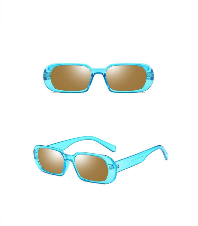 Square Sunglasses with Dark Tinted Lenses