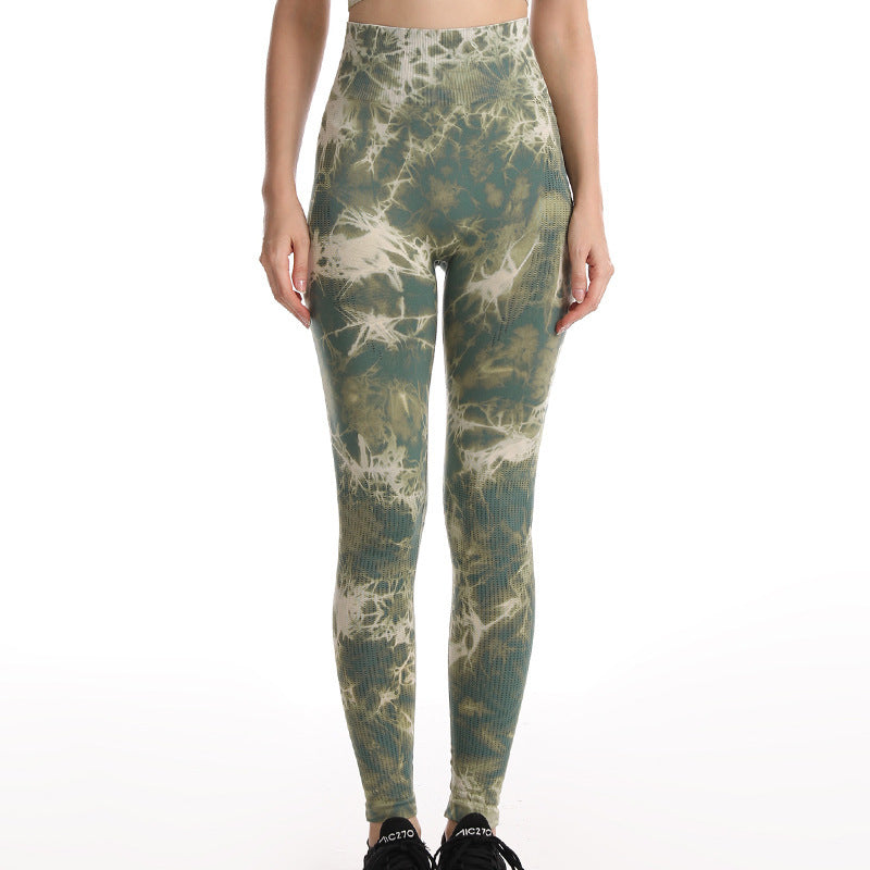 Tie Dye Workout Leggings - Squat-Proof High-Waisted Leggings