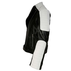 Men's Color Block Leather Biker Jackets - Stylish & Durable Motorcycle Gear