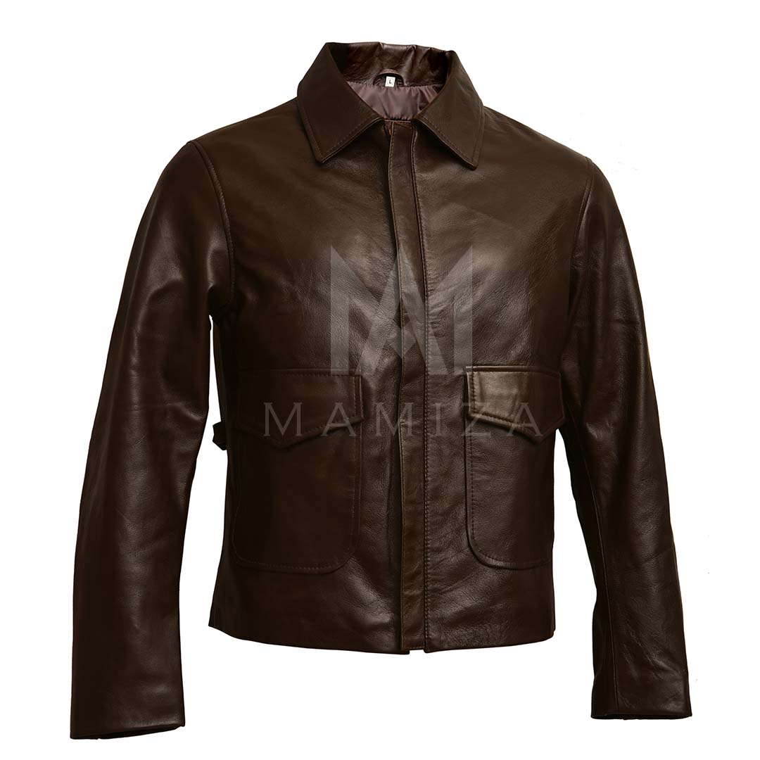 Men's Classic Leather Jacket - Available in Black and Brown