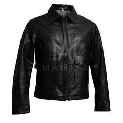 Men's Classic Leather Jacket - Available in Black and Brown