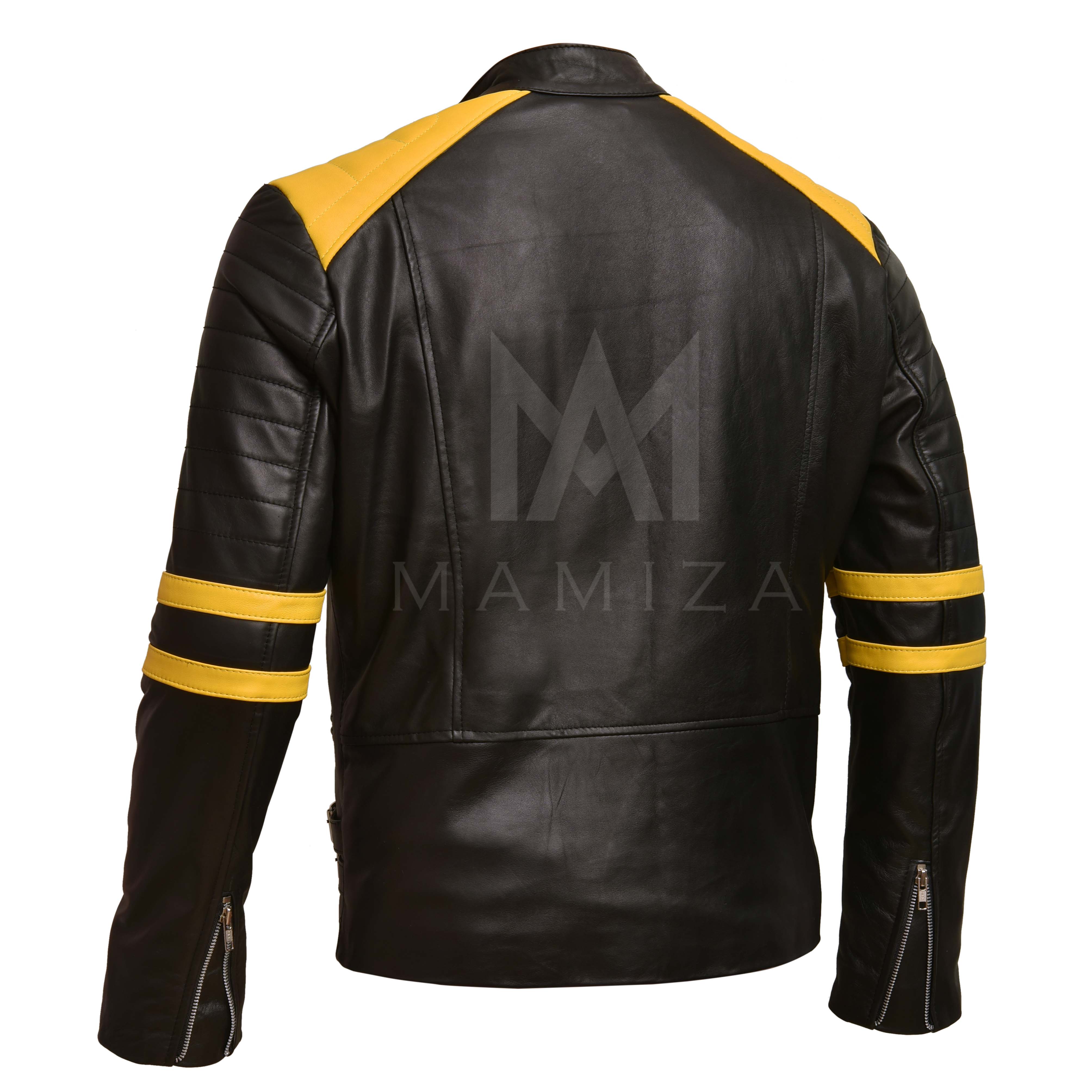 Men's Brando Classic Biker Leather Jackets - Stylish & Durable Motorcycle Gear