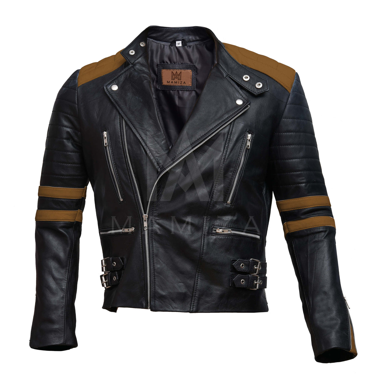 Men's Brando Classic Biker Leather Jackets - Stylish & Durable Motorcycle Gear