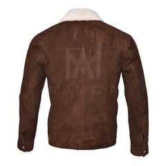 Premium Quality Suede Jacket with Soft Shearling