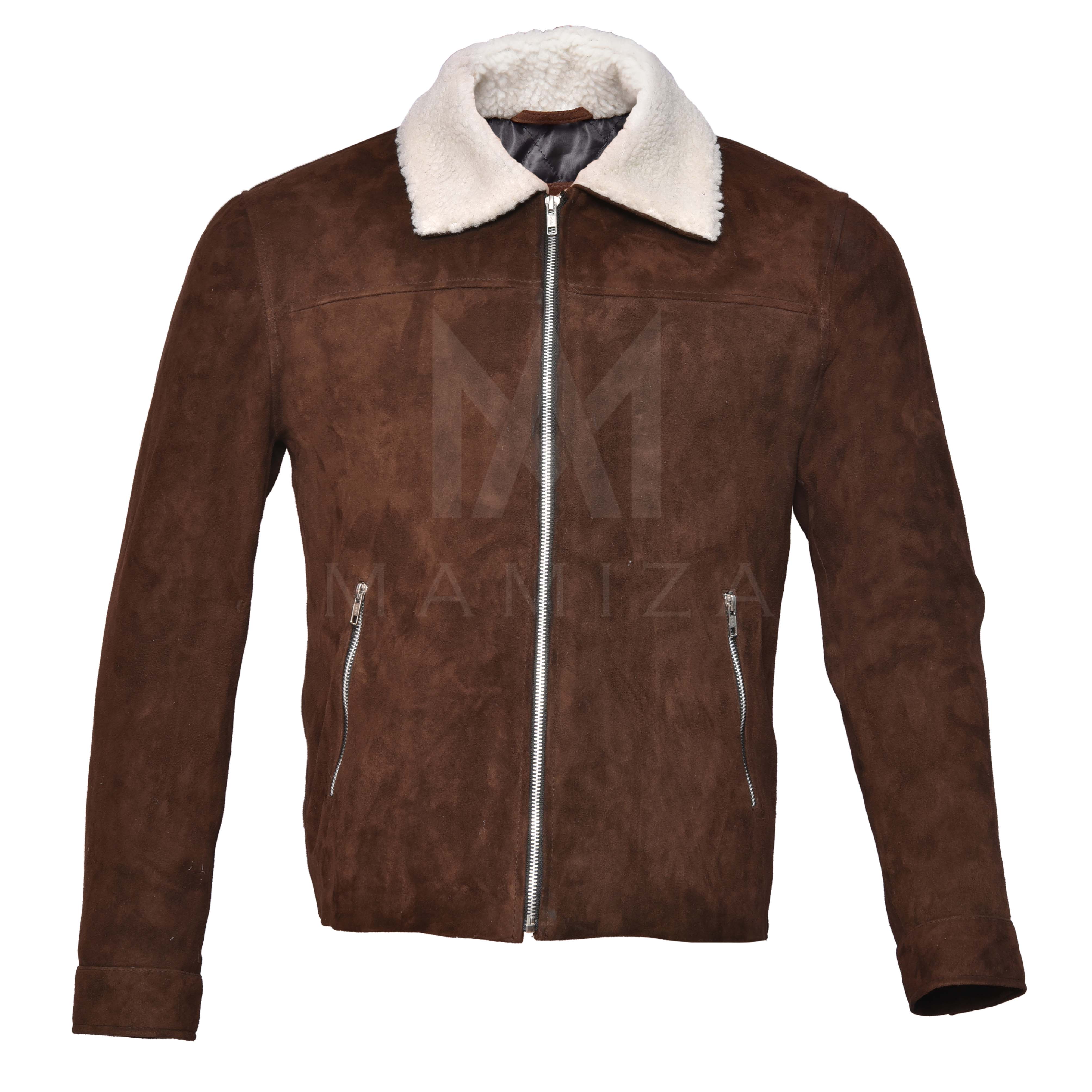 Premium Quality Suede Jacket with Soft Shearling