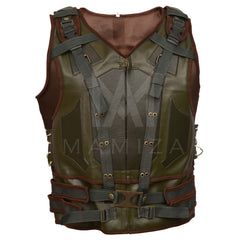 Leather Tactical  Vest - Insulated & Stylish Outerwear for Cold Weather