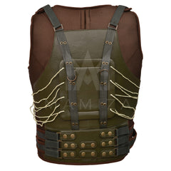 Leather Tactical  Vest - Insulated & Stylish Outerwear for Cold Weather