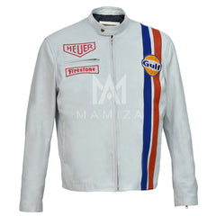 Le Mans Steve McQueen Leather Jacket - Iconic Racing Style