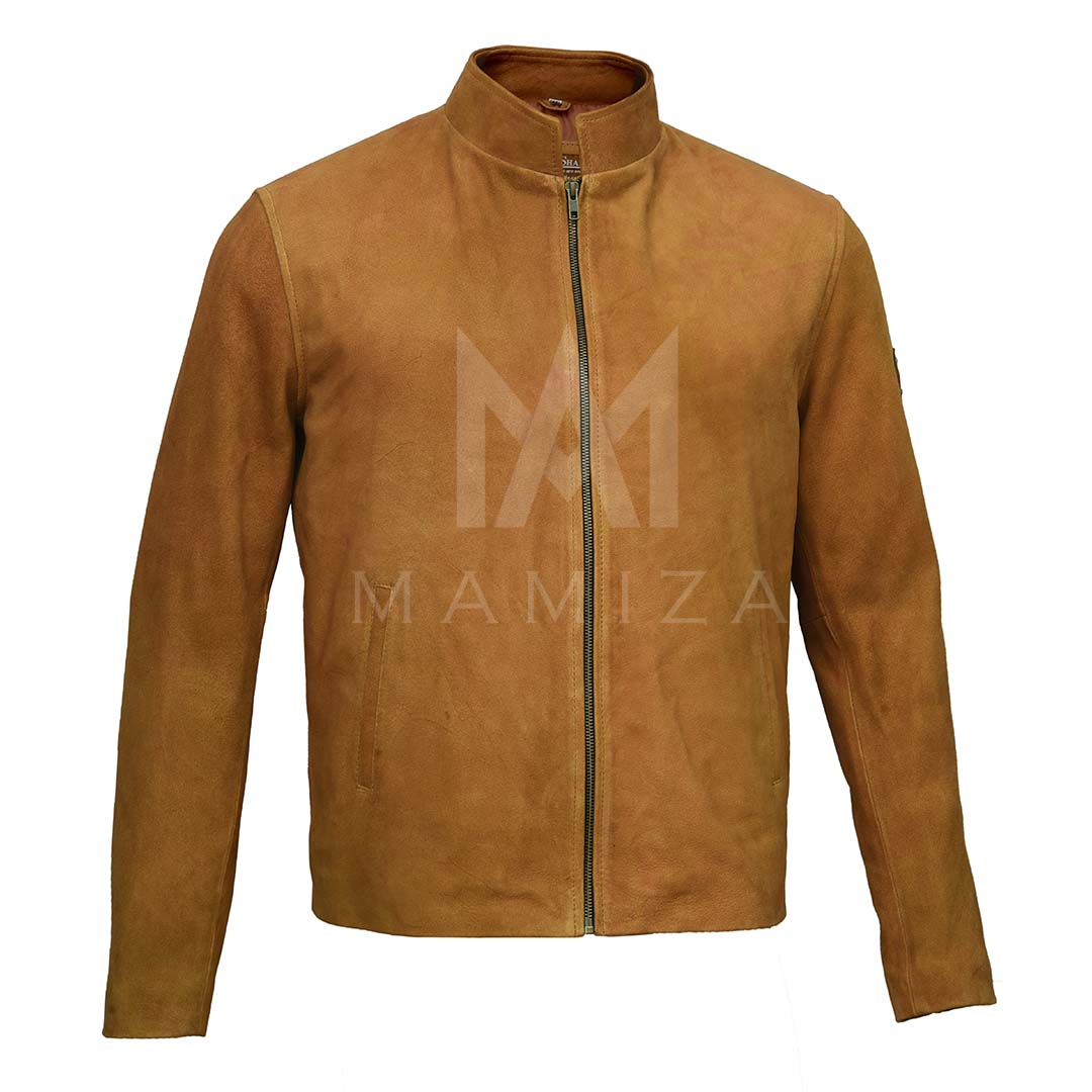 Men's Leather Jacket - Available in Black and Tan