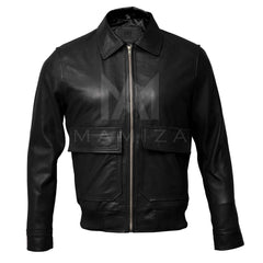 Inception Cobb Vintage Leather Bomber Jacket -  Men's Stylish Outerwear