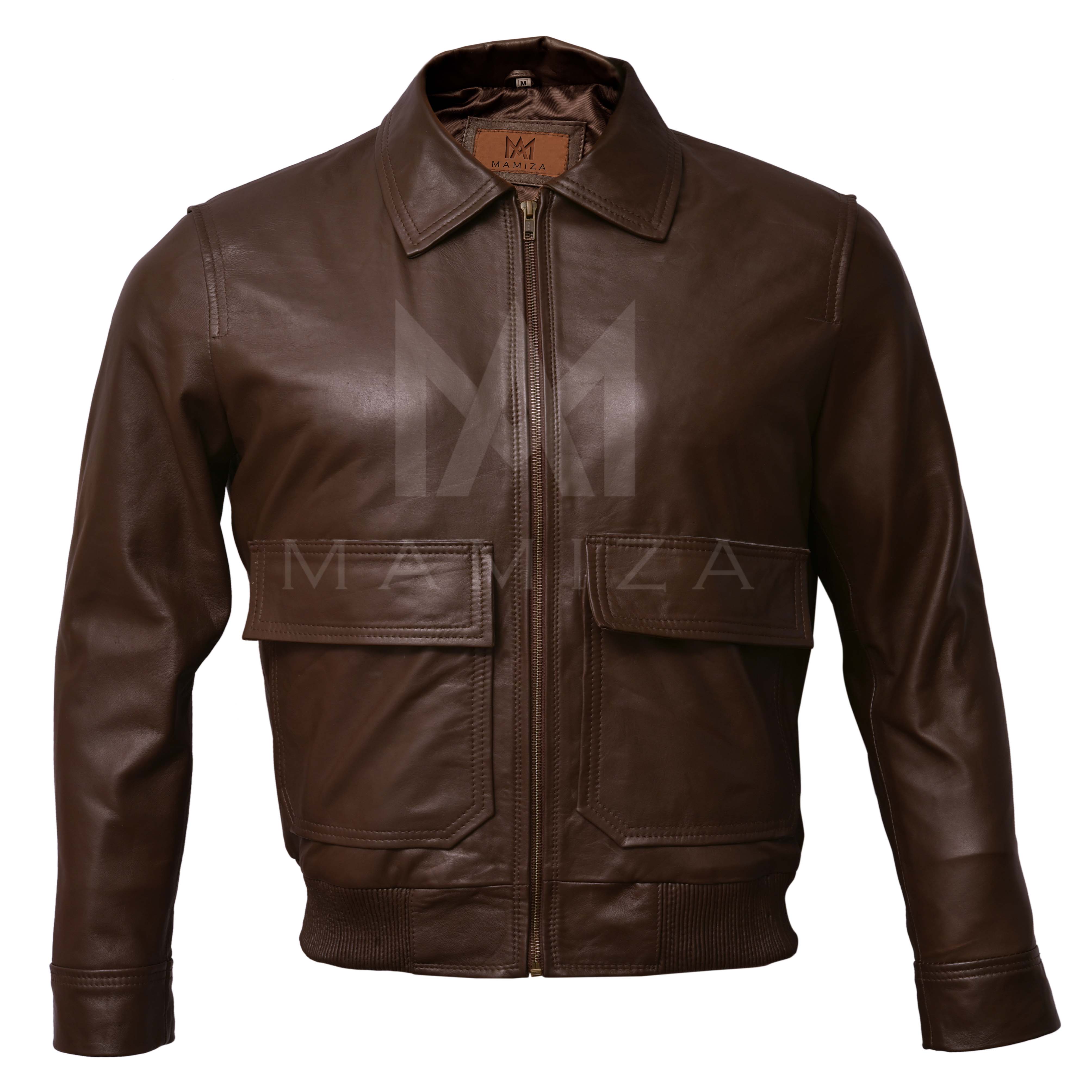 Inception Cobb Vintage Leather Bomber Jacket -  Men's Stylish Outerwear