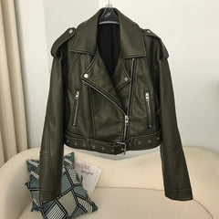 Classic Leather Jacket for Women