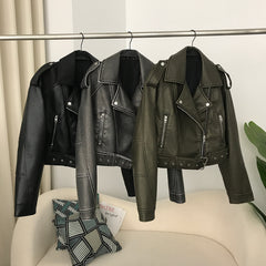 Classic Leather Jacket for Women