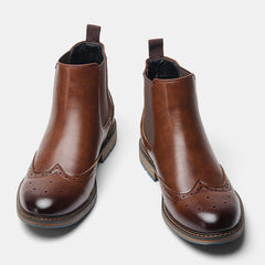 Men's Leather Chelsea Boots - Stylish & Durable