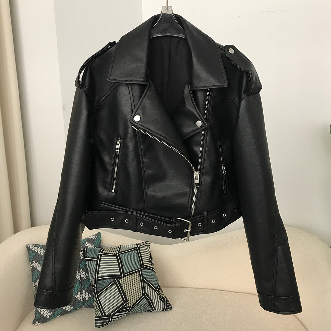 Classic Leather Jacket for Women