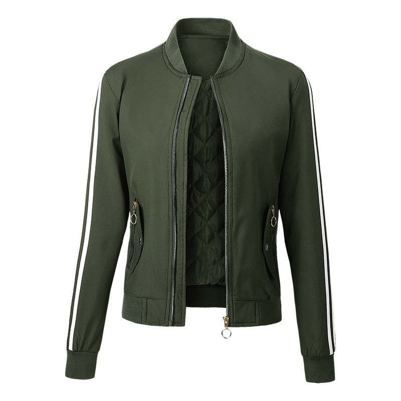 Women's Bomber Jacket - Stylish & Comfortable Fall Fashion