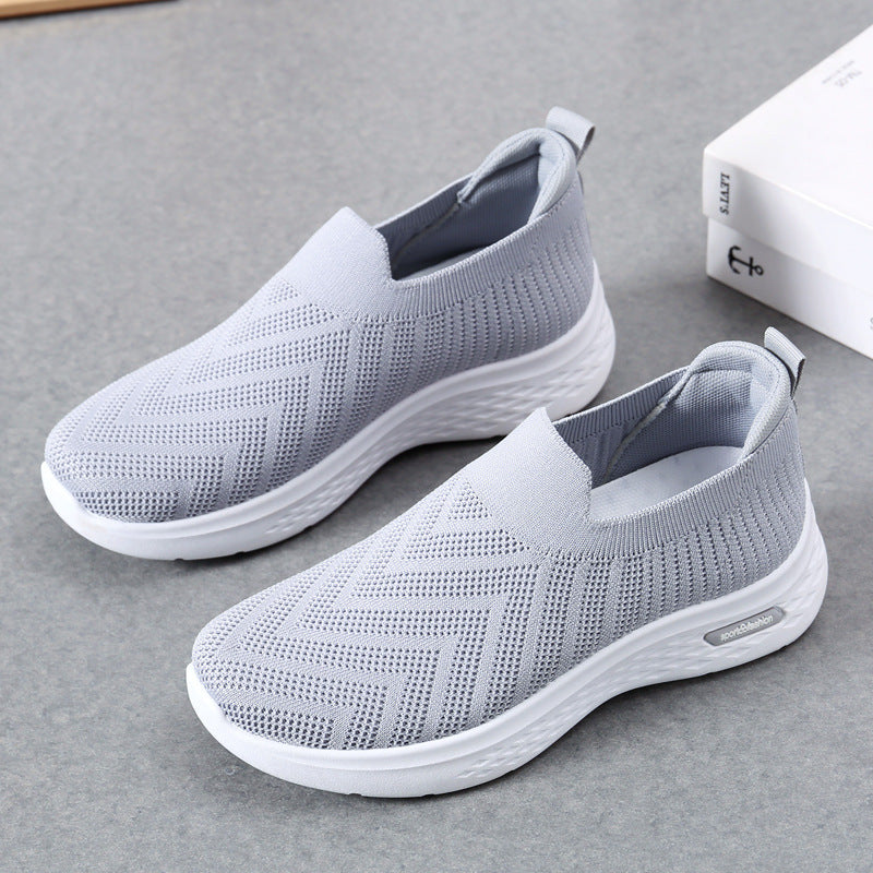 Women's Comfortable Knit Slip-On Sneakers