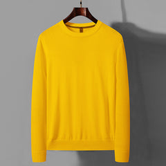 Minimalist Crewneck Knit Pullover Sweater