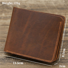 Leather Billfold Wallet with Compact Design