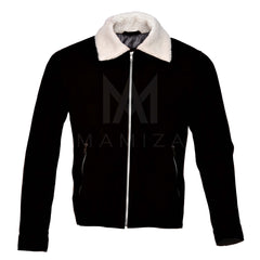 Premium Quality Suede Jacket with Soft Shearling