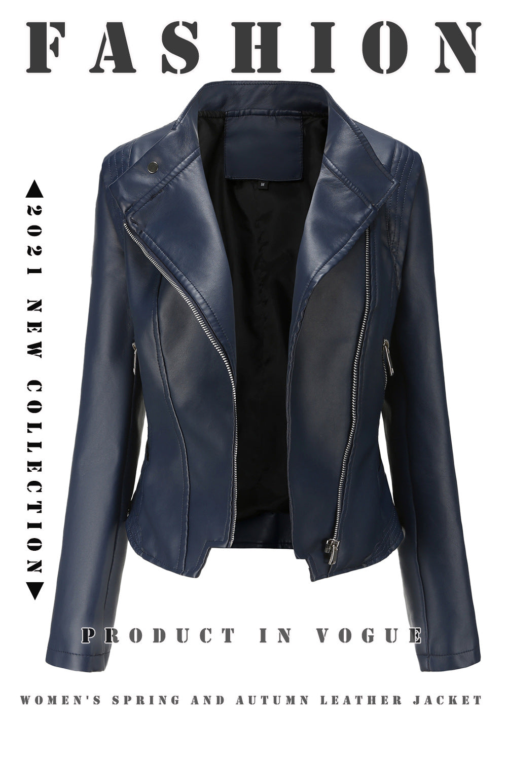 Women's PU Leather Jacket - Stylish & Trendy Fall Fashion