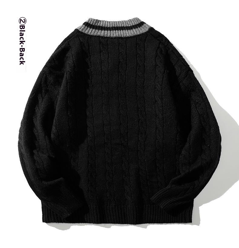 Collegiate Varsity Stripe Knit Sweater