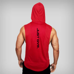 High-Performance Sleeveless Hooded Workout Tank