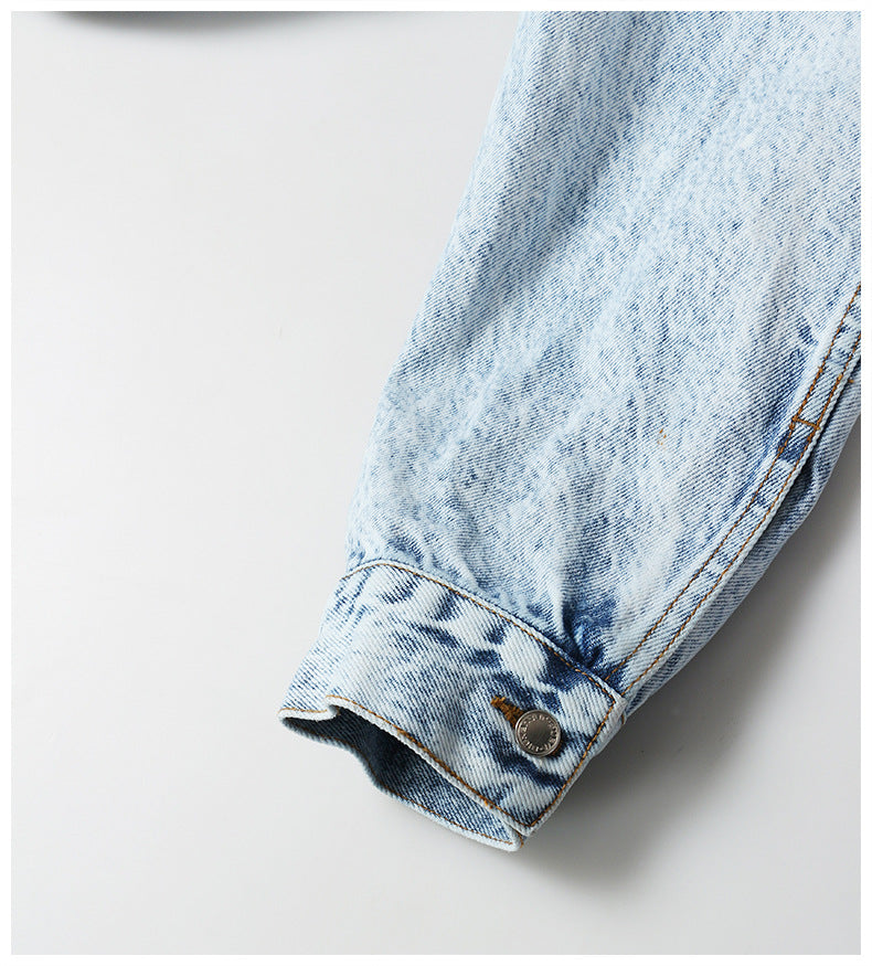 Women's Short Denim Jacket - Versatile Look