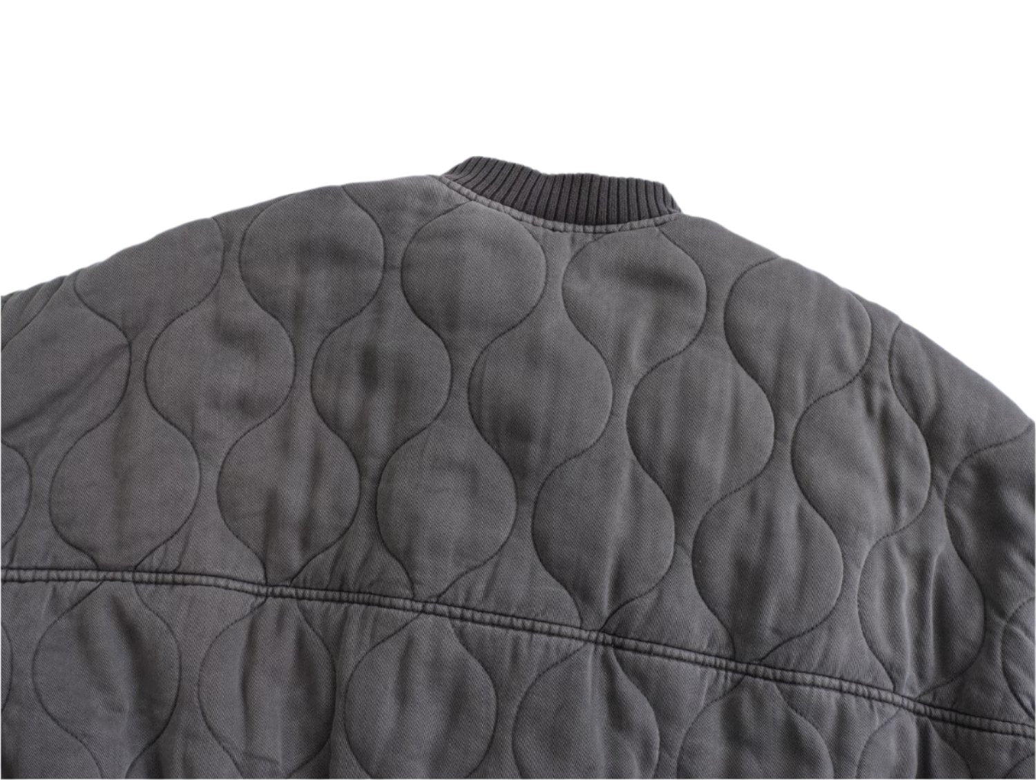 Quilted Bomber Jacket with Relaxed Fit