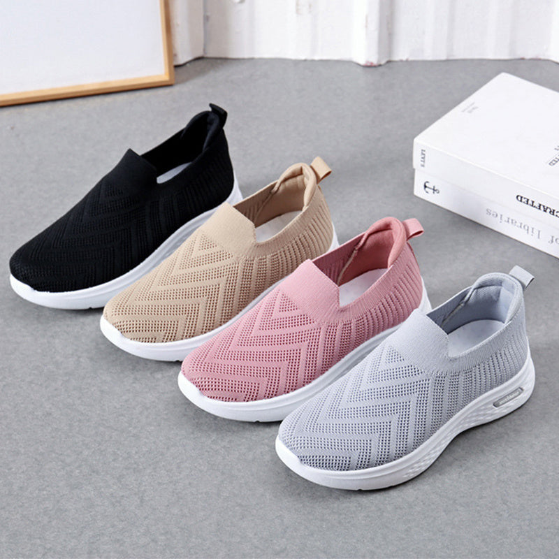 Women's Comfortable Knit Slip-On Sneakers