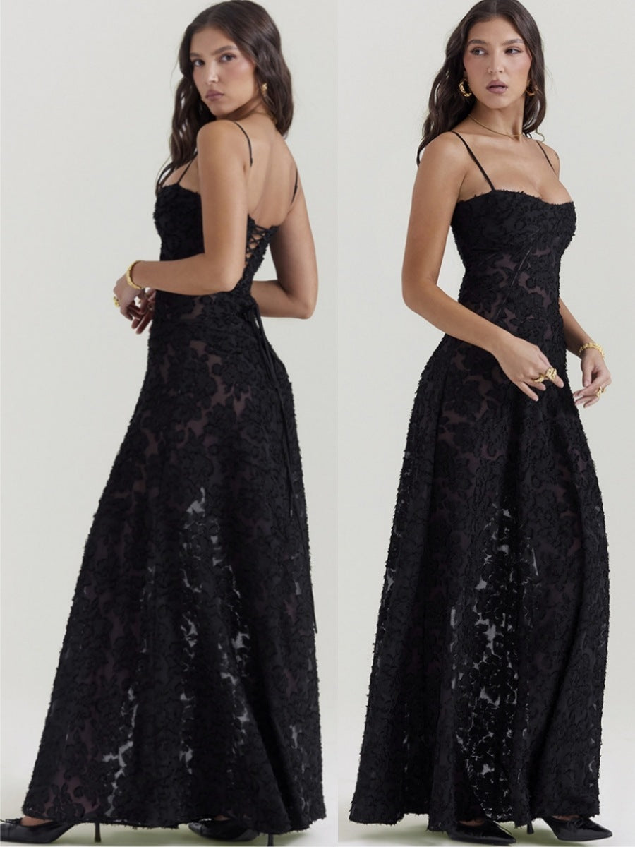 Elegant Lace Maxi Dresses - Graceful Formal Attire